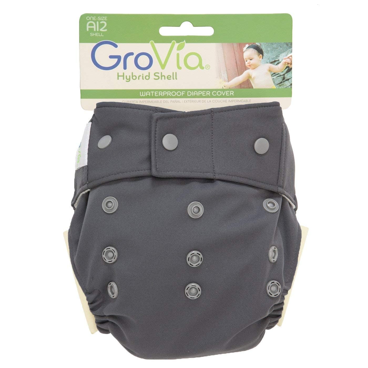 GroVia Reusable Hybrid Cloth Diaper Snap Shell