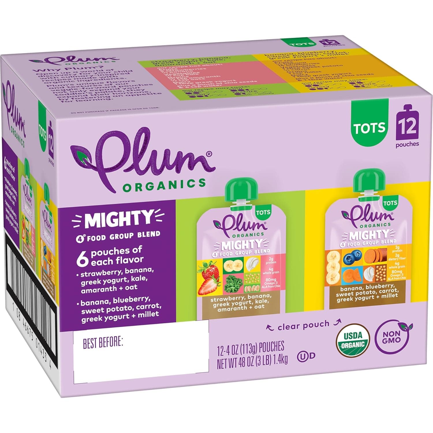 Plum Organics Baby Food Pouches
