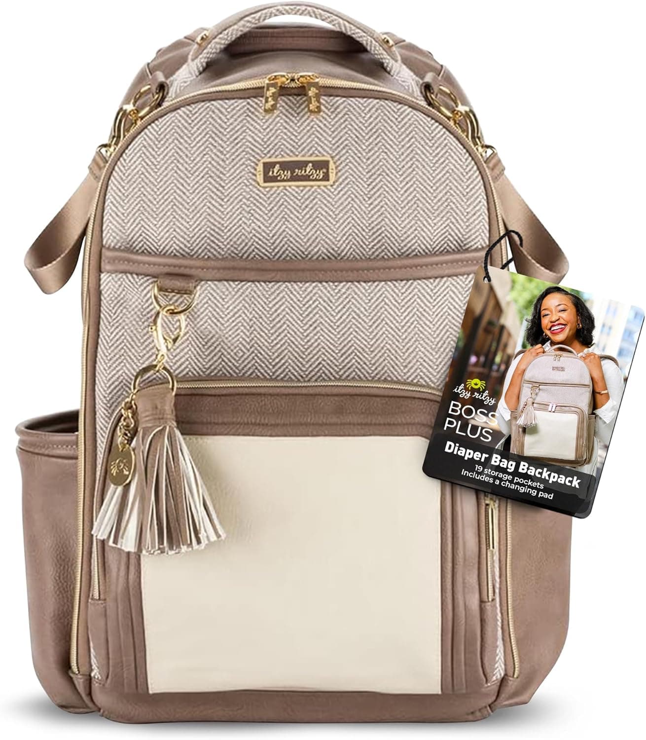 Itzy Ritzy Boss Plus Diaper Bag Backpack