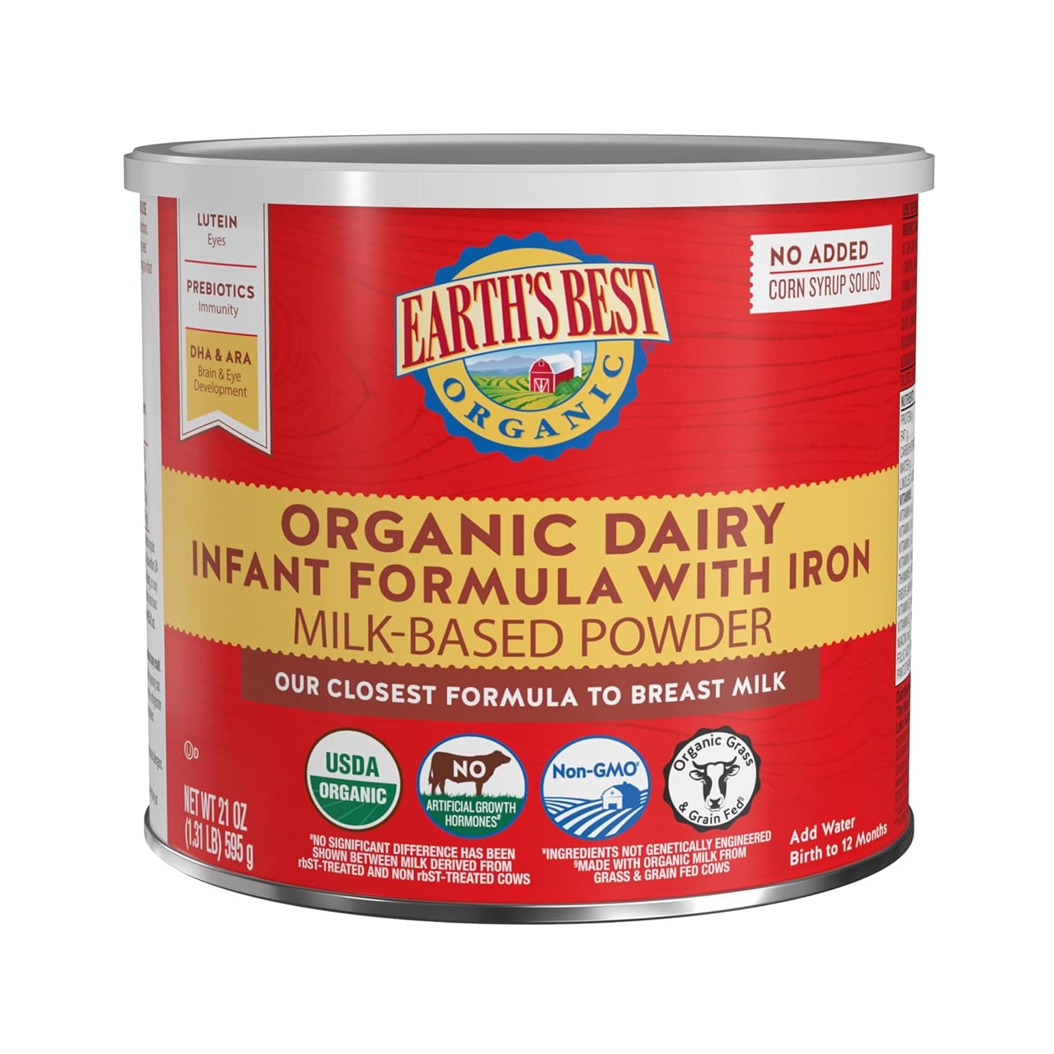 Earth's Best Organic Infant Formula