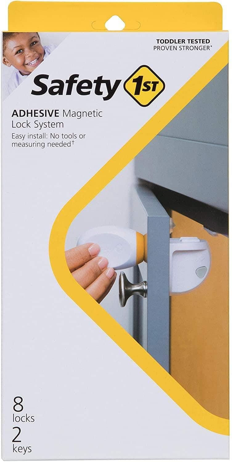 Safety 1st Adhesive Magnetic Lock System (8 Locks + 2 Keys)