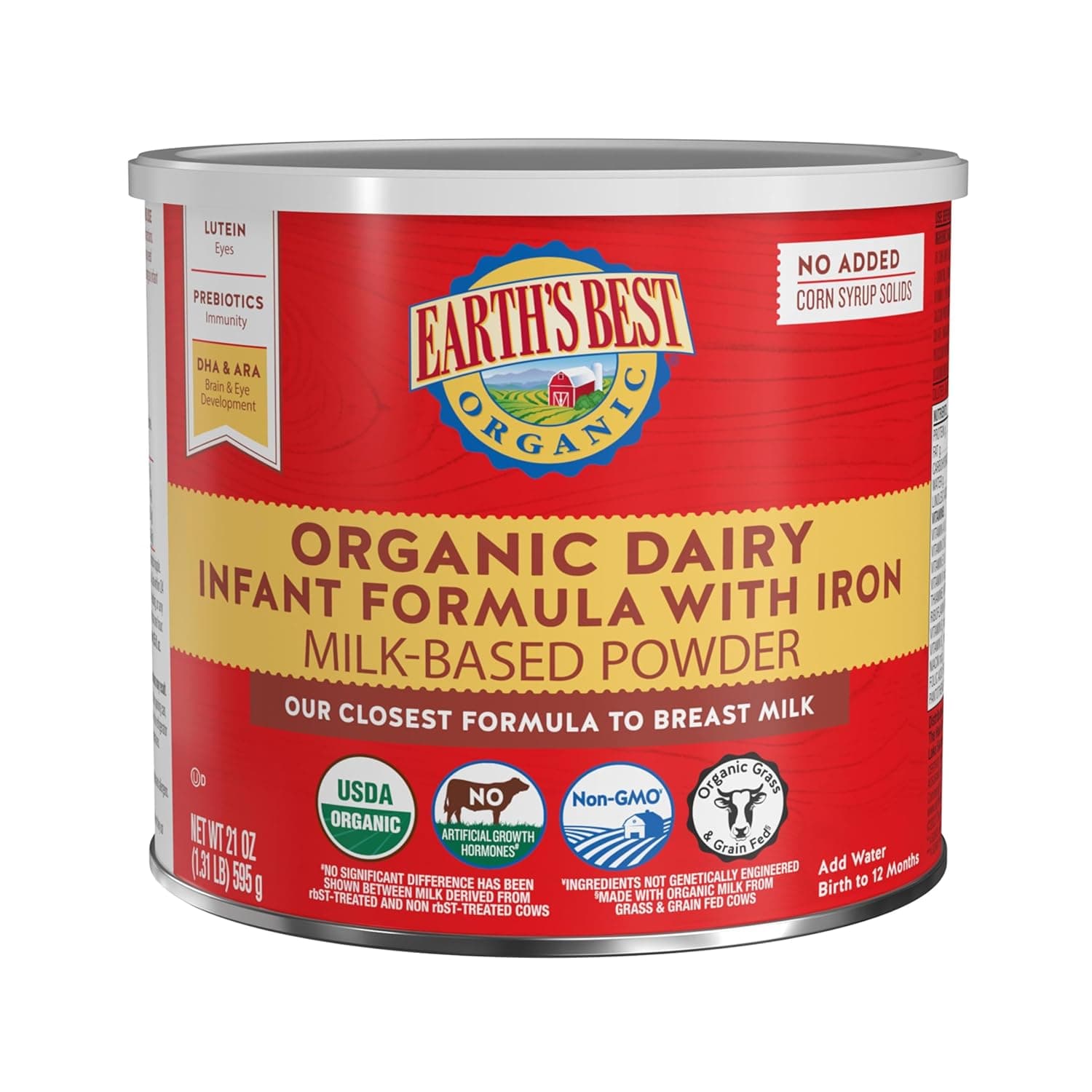 Earth's Best Organic Infant Formula