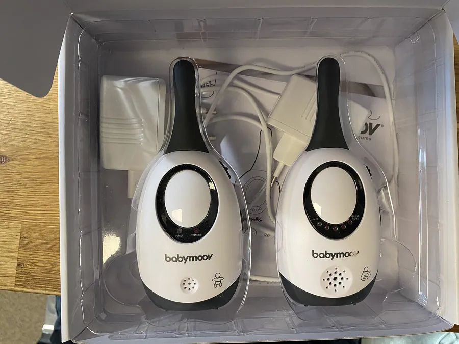 Pair of baby monitor units in their box
